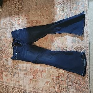 EUC American Eagle High rise artist flare stretch